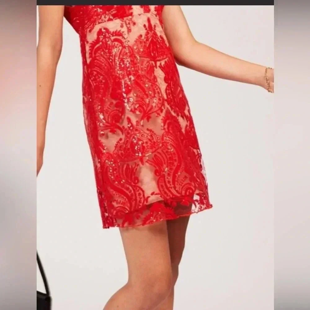 Free People lace and sequin dress
